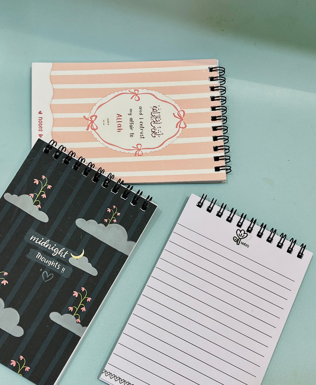 A6 soft wiro bound Notepad | Set of 3