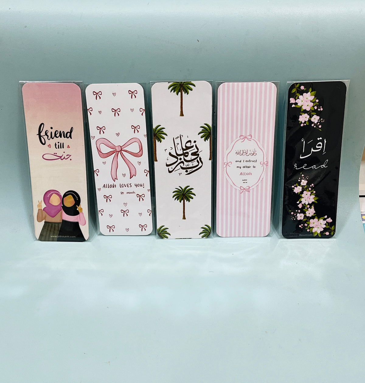 Cute Islamic bookmarks | set of 5