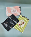 A6 soft wiro bound Notepad | Set of 3