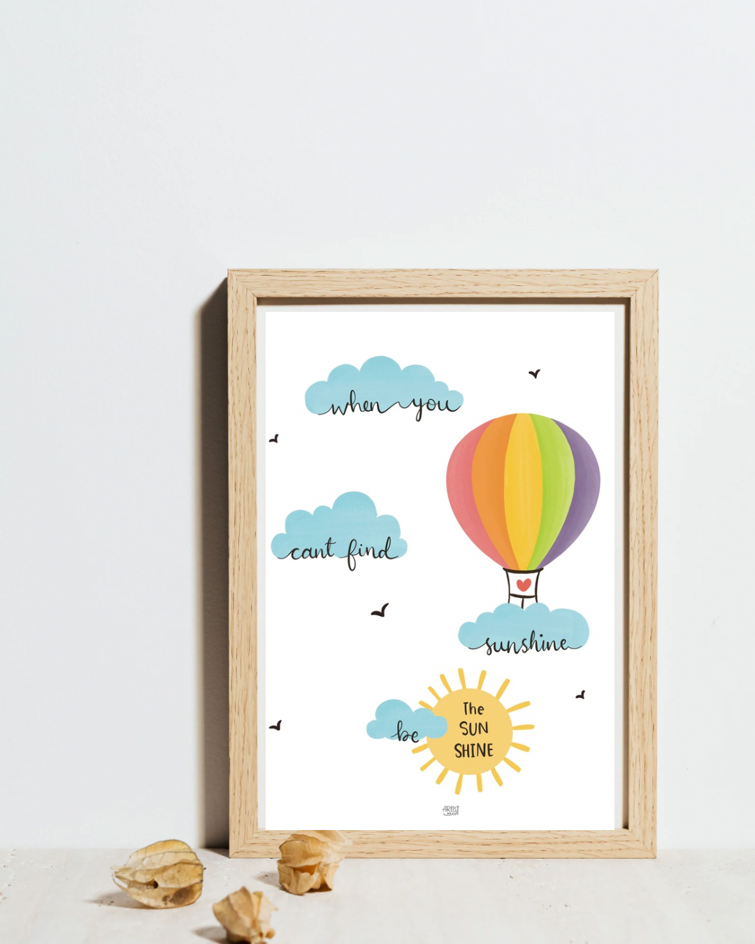 Be the sunshine | A5 print