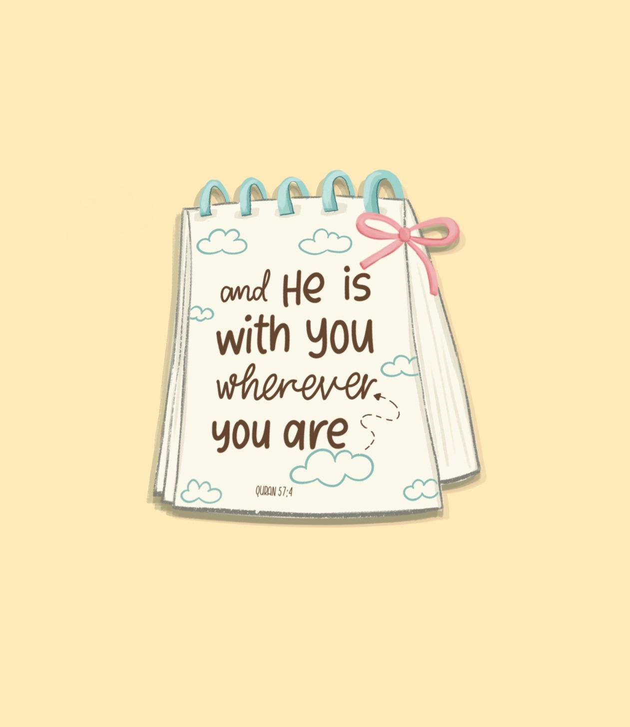 He’s with you Sticker