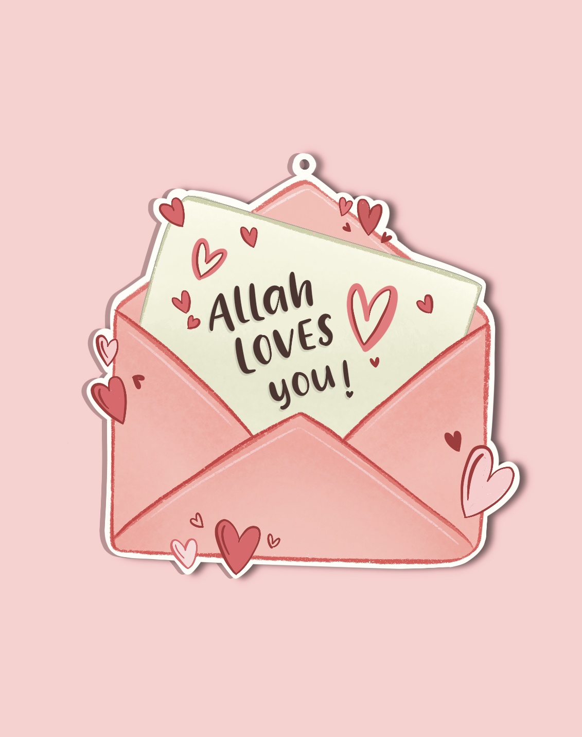 Allah loves you sticker