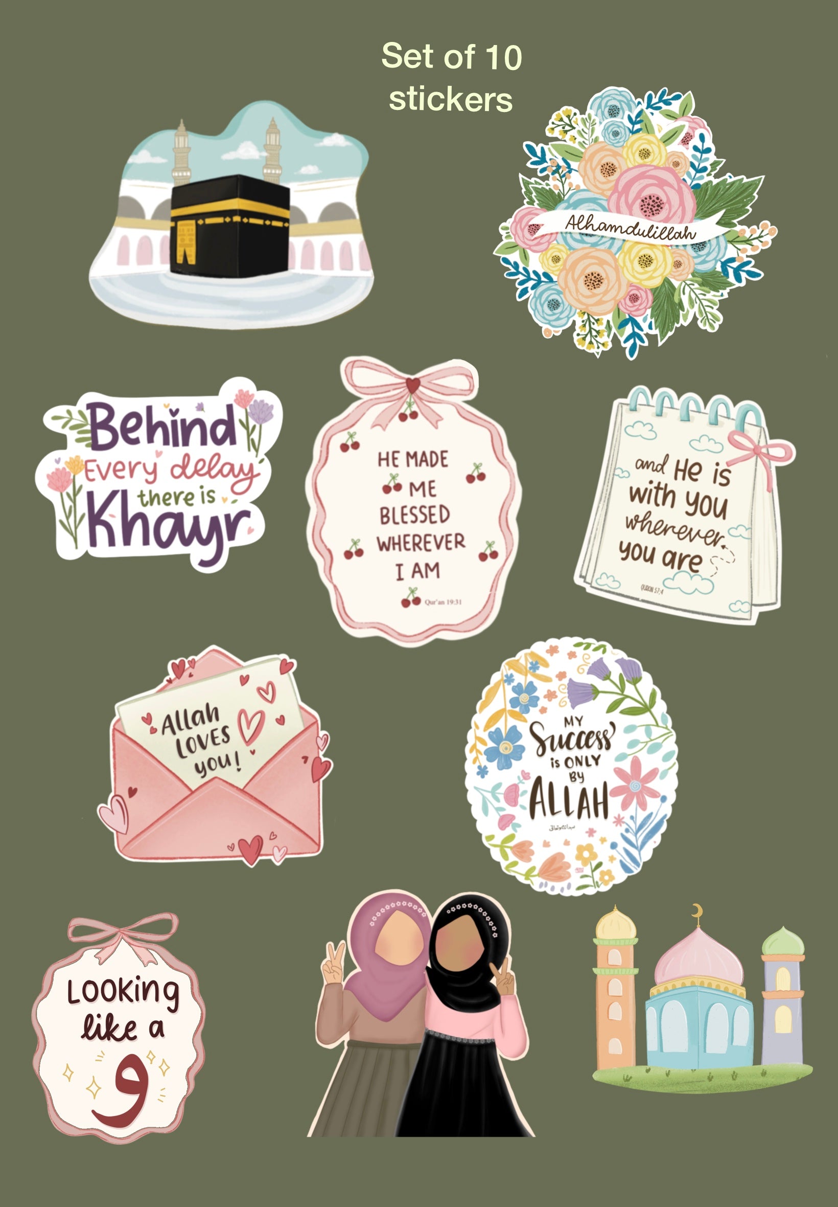 Sticker pack | Set of 10 Stickers